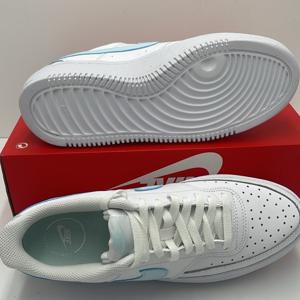 Nike Court Vision Alta
Women' Shoes
White/Glacier Blue
Style DZ5394-101 Platform - Picture 6 of 16